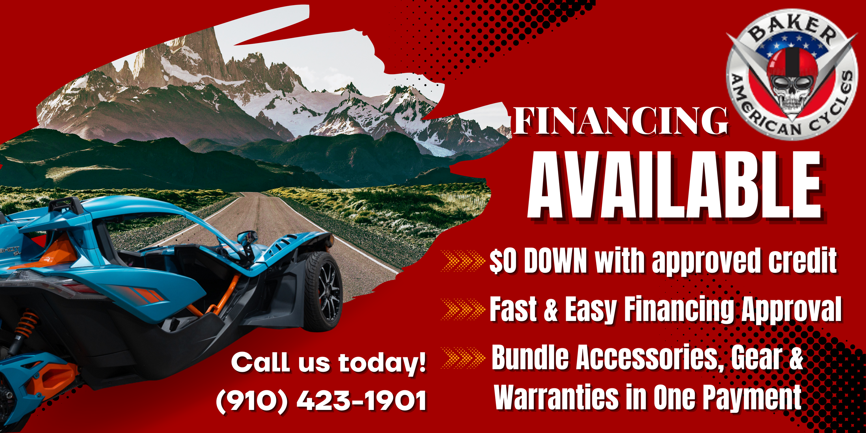 Motorcycle Financing Near Fayetteville,NC