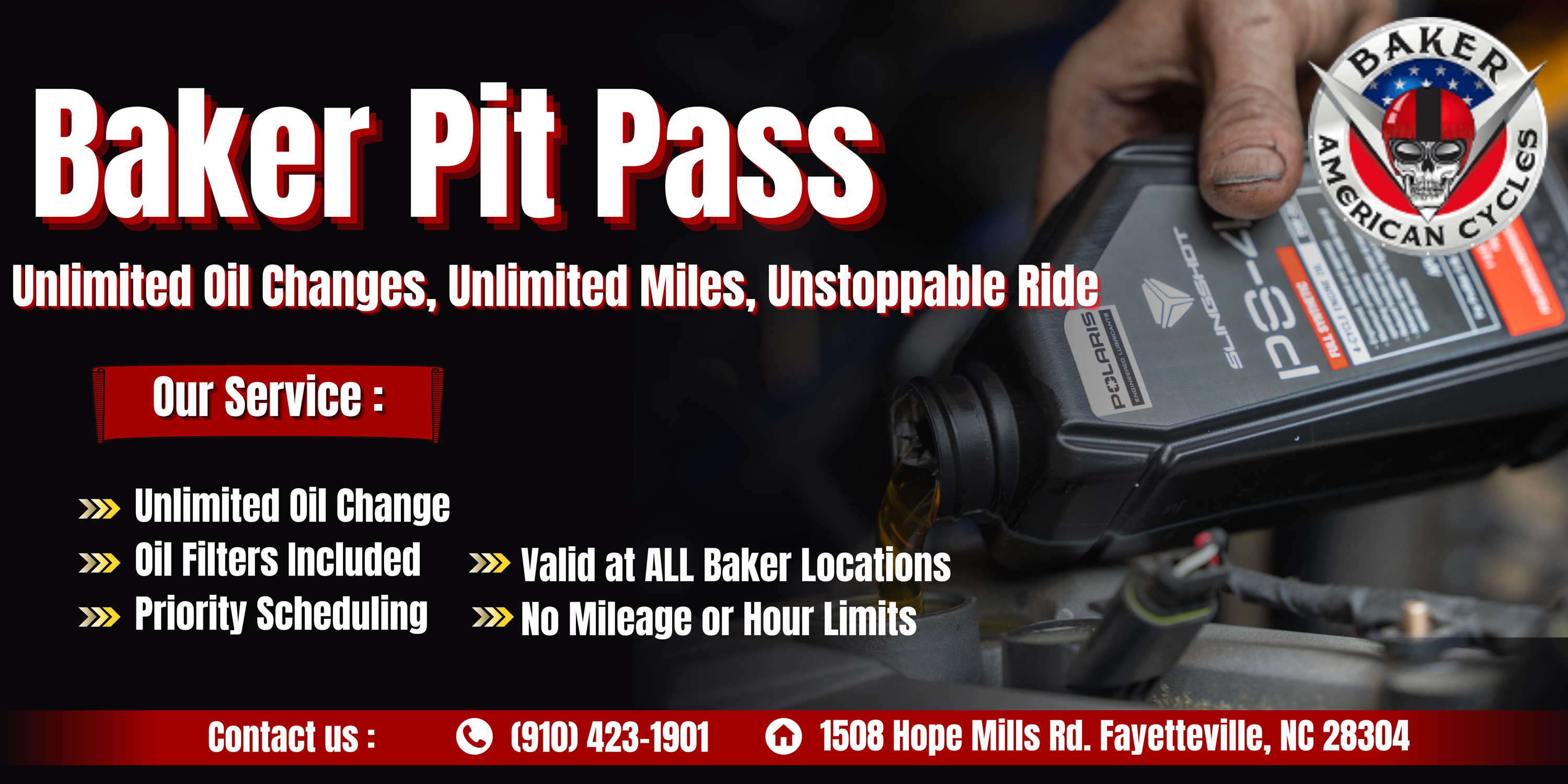Motorcycle Oil Change near Raeford, NC
